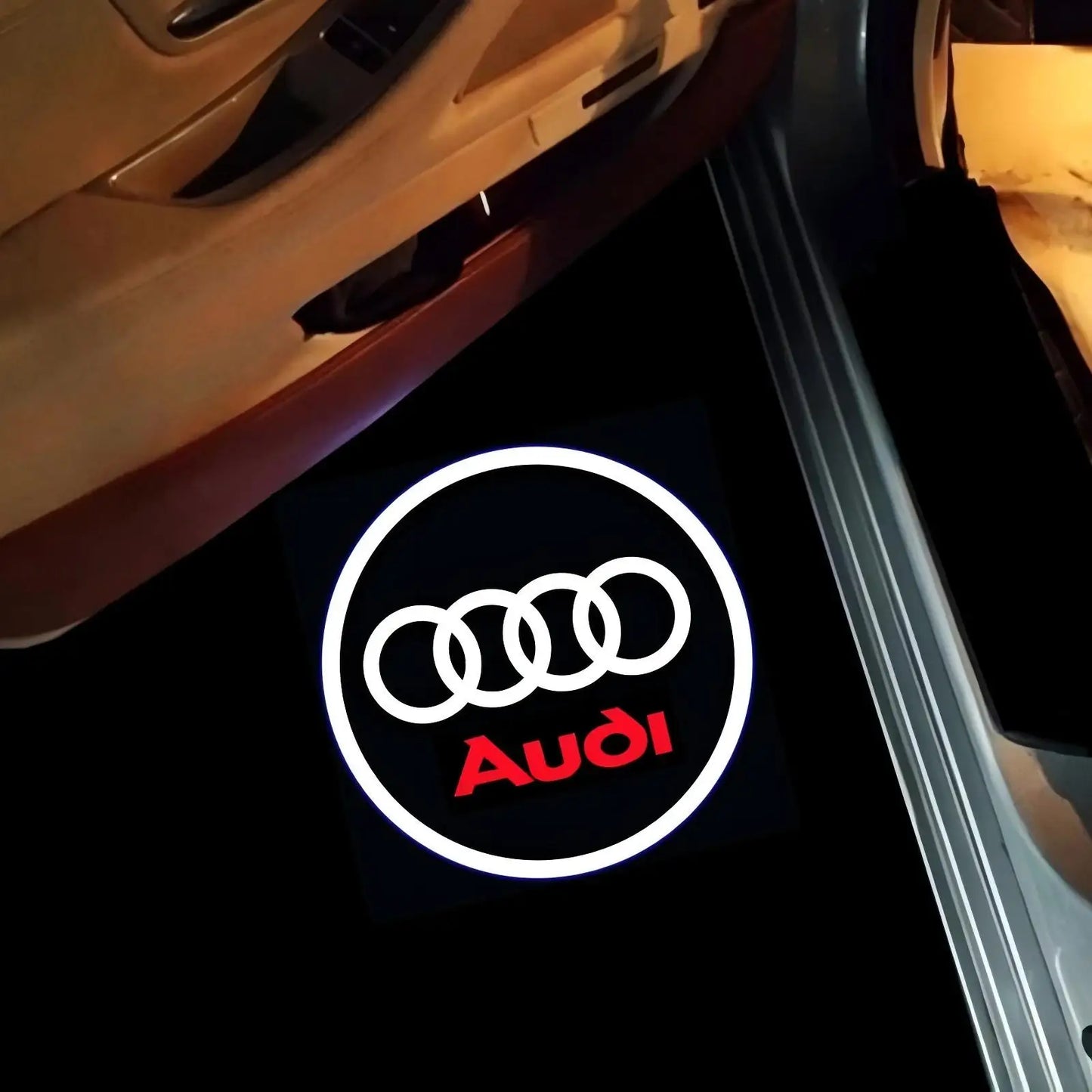 HD LED Car Door Welcome Logo Projector Lights for Audi A3 A4 A5 A6 A7 Q3 Q5 Q7 S3 S4 S5 RS SQ5 S Line Quattro Models