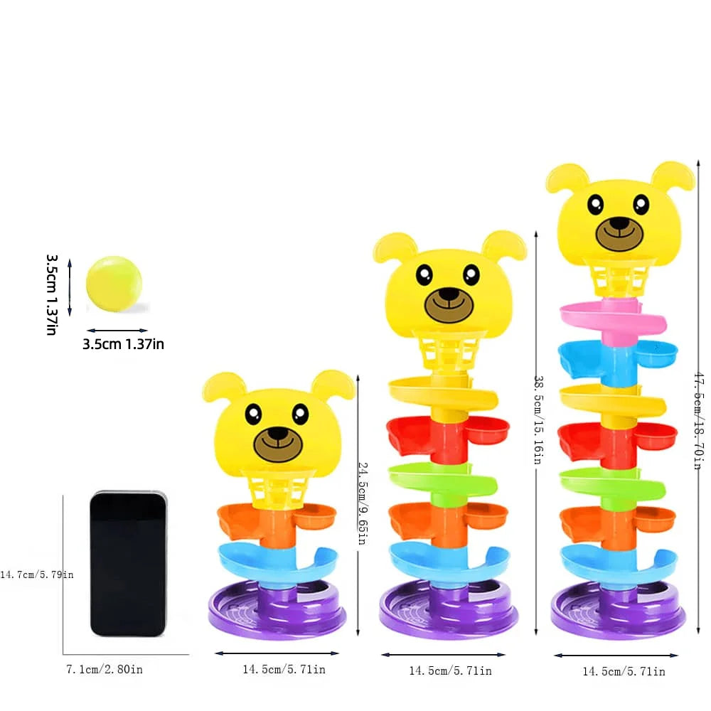 Stacking Ball Run Tower Toy