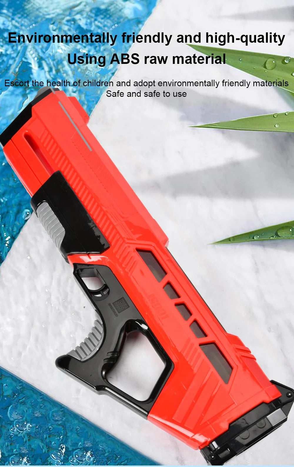 Electric High-Pressure Water Gun – Large Capacity Outdoor Toy for Kids | Summer Beach & Pool Fun