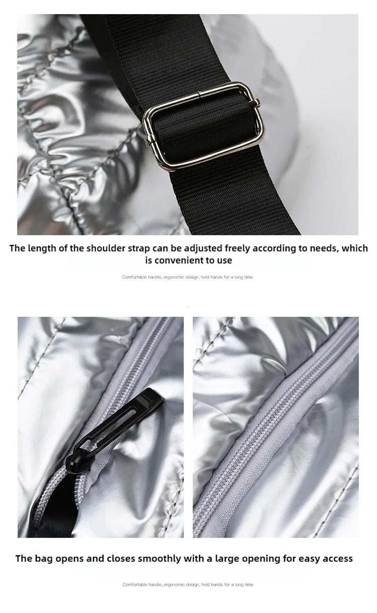 Women’s Travel & Gym Bag – Waterproof Fitness Handbag with Dry/Wet Separation, Perfect for Swimming, Yoga & Sports, Easy Single-Shoulder Carry