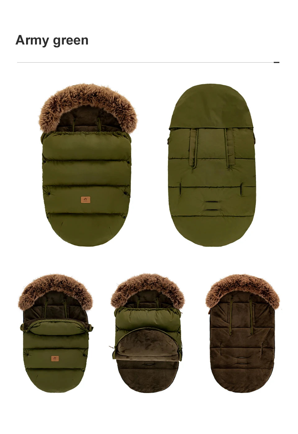 Baby Stroller Footmuff for Cold-Weather Outings