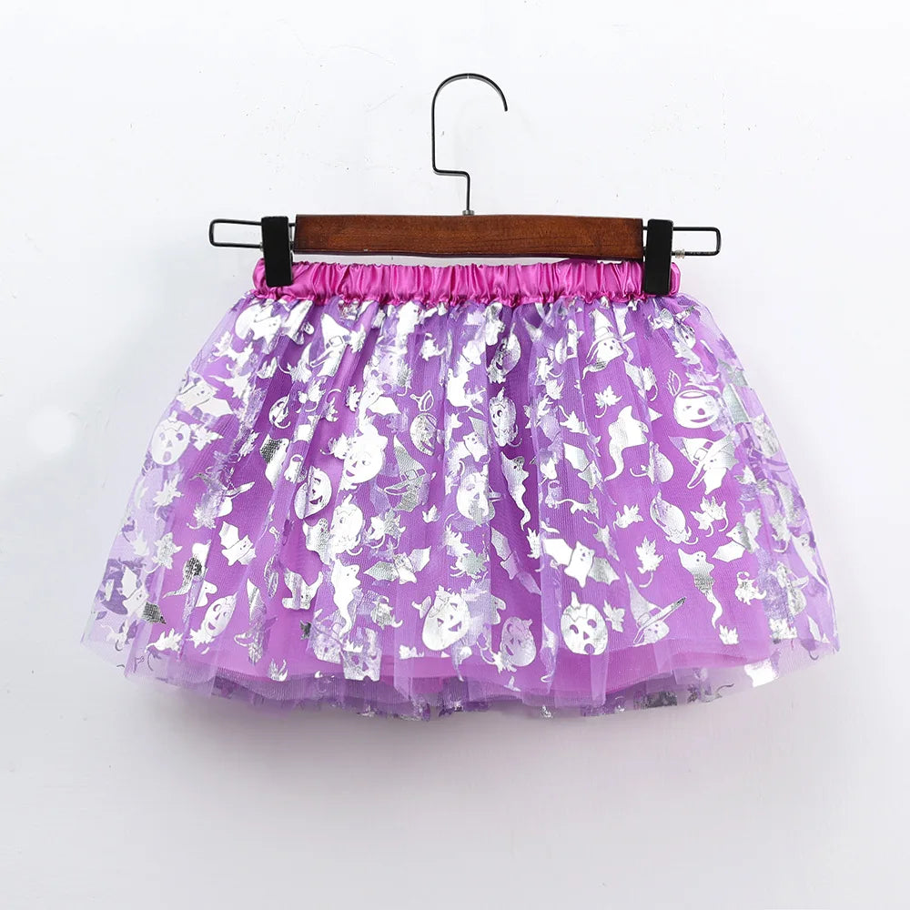 Girls' Halloween Tutu Skirt