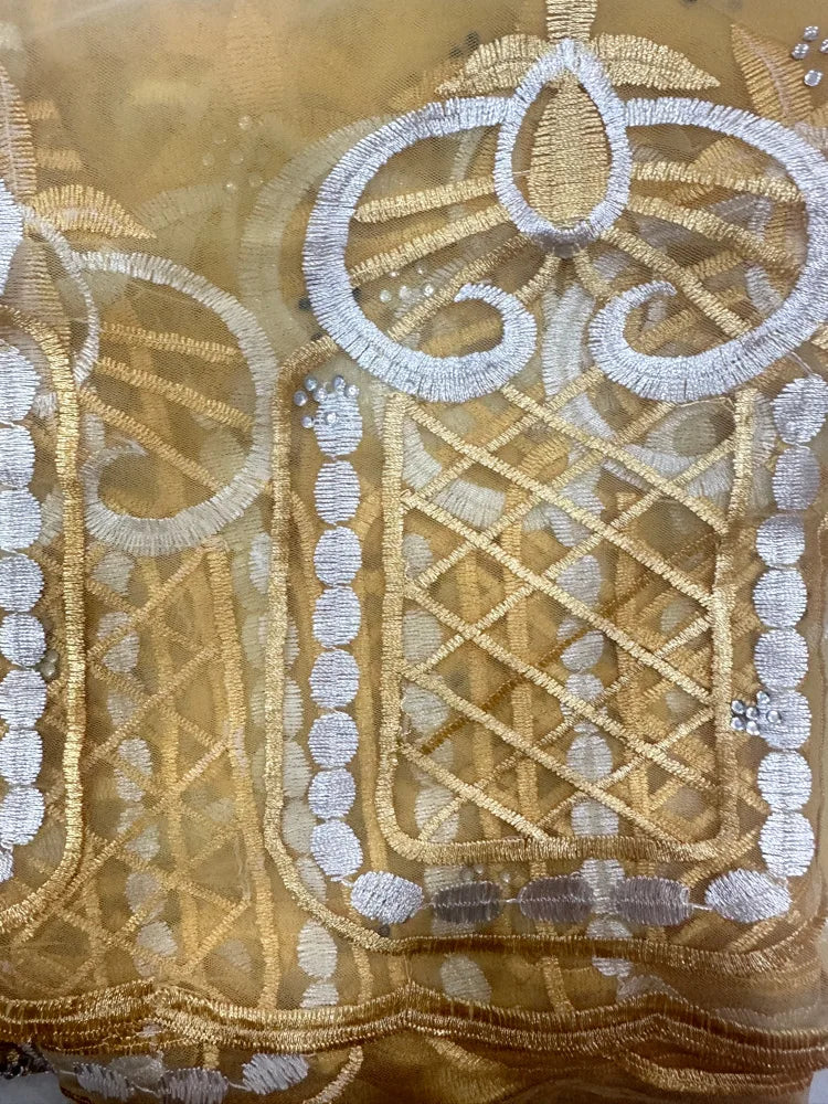Women's Embroidered Voile Hijab Scarf