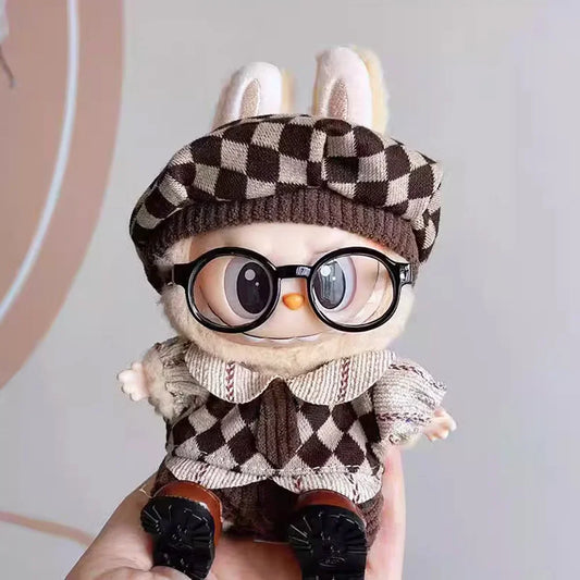 For 17cm Labubu Idol V1 & V2 — Stylish Mini Doll Clothes, Outfit Accessories, Sports Leisure Suit, Perfect Gift