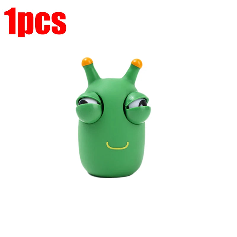 Green Worm Squeeze Fidget Toy