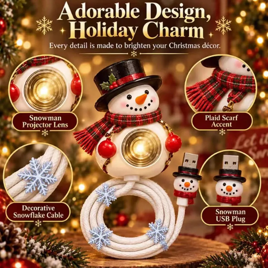 DIY USB-Powered Christmas LED Projection Lamp Kit with Festive Lampshade and Decorative Accessories for Indoor Holiday Displays