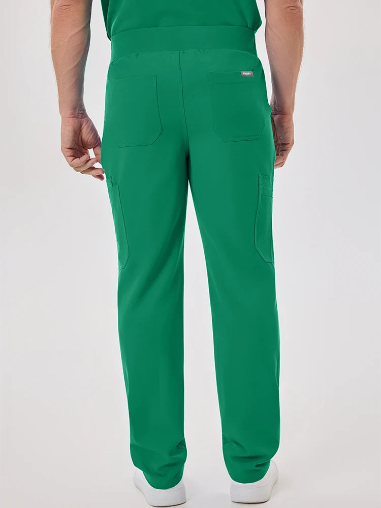 Men's Fluid-Resistant Medical Scrubs Set — Soft Breathable 2-Piece Healthcare Uniform