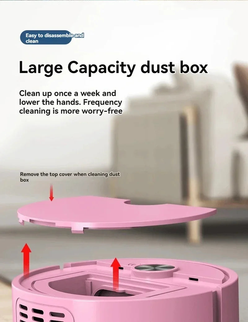 Automatic Robot Vacuum Cleaner 5-in-1 – Smart Sweeper, Mop & Mini Cleaning Machine with USB Charging for Home (2026 Model)