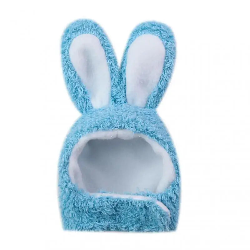 Adorable Bear & Bunny Plush Hat for Cats and Small Dogs – Warm Winter Headwear, Cute Pet Costume Accessory for Christmas and Holidays