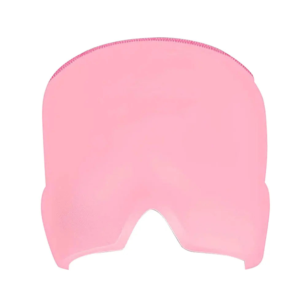 Migraine Relief Cap – Gel Ice Head Wrap with Cold Compress Therapy & Eye Mask