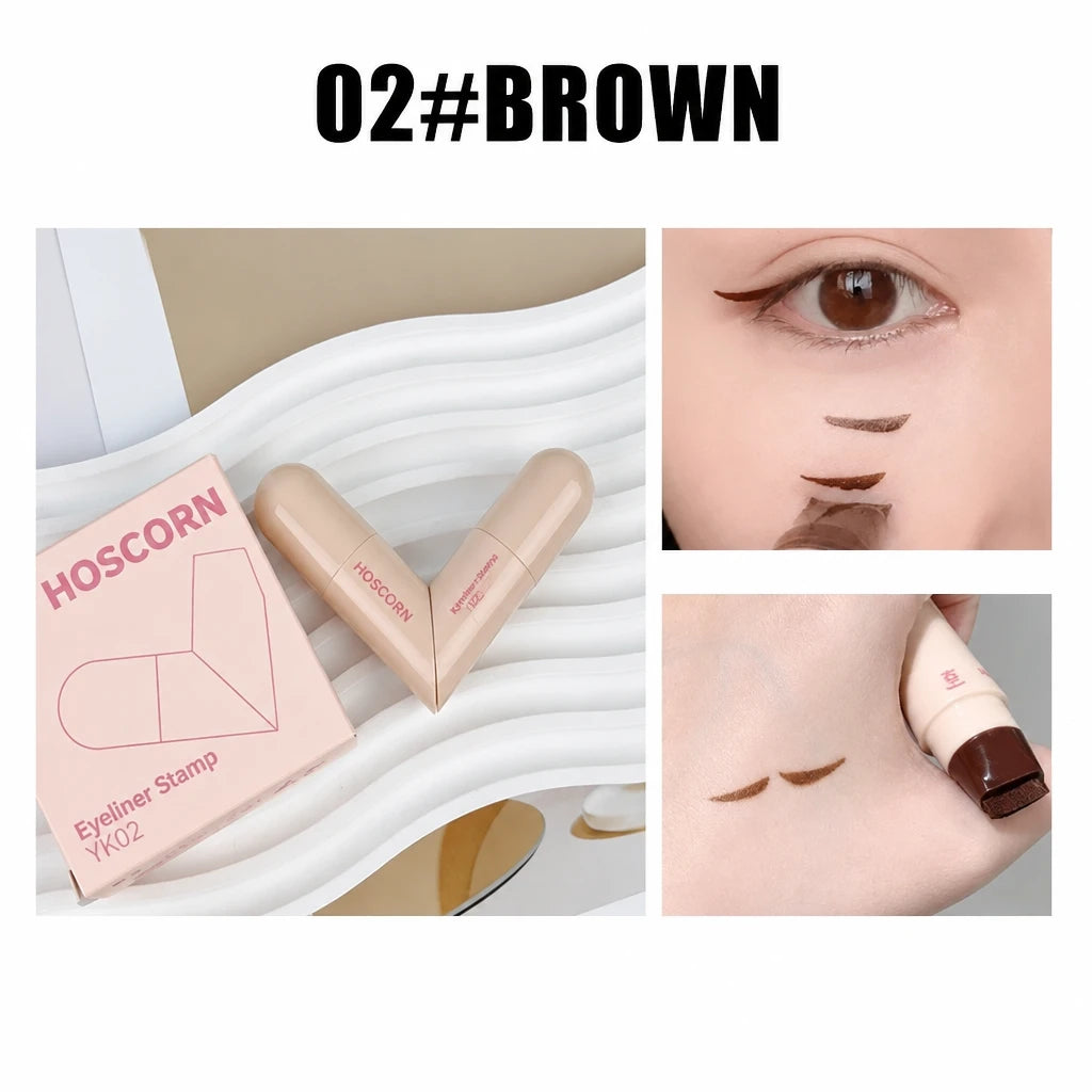 Dual-Ended Liquid Eyeliner Stamp Pen