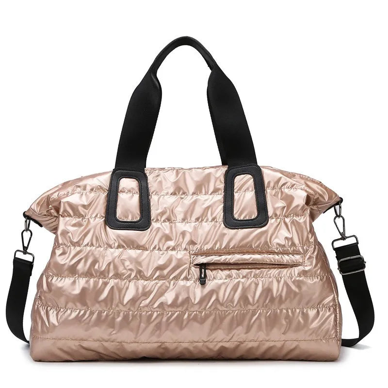 Women’s Travel & Gym Bag – Waterproof Fitness Handbag with Dry/Wet Separation, Perfect for Swimming, Yoga & Sports, Easy Single-Shoulder Carry