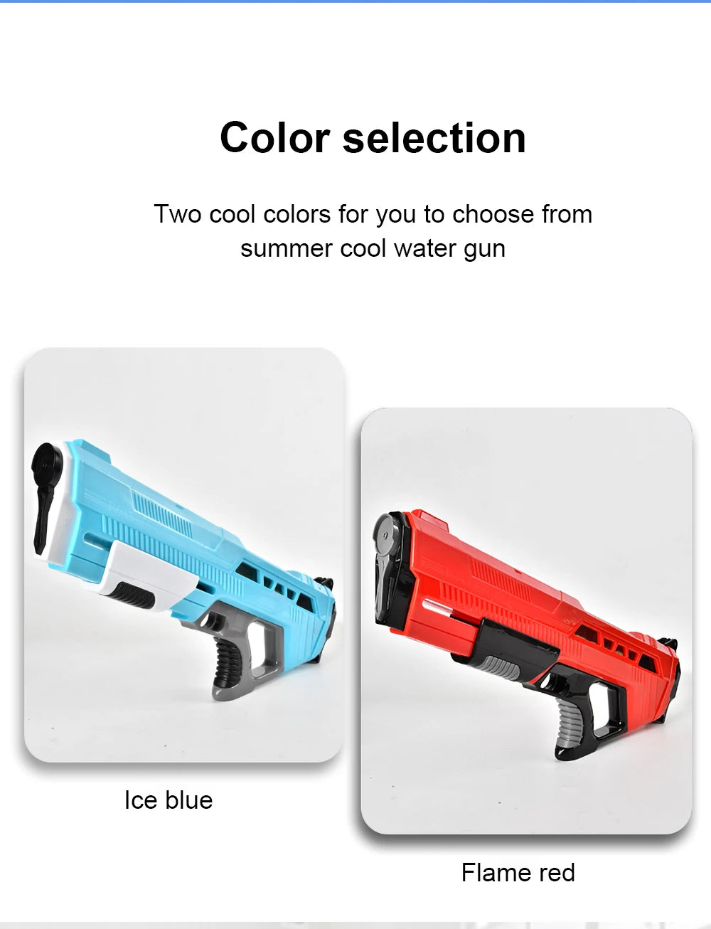 Electric High-Pressure Water Gun – Large Capacity Outdoor Toy for Kids | Summer Beach & Pool Fun