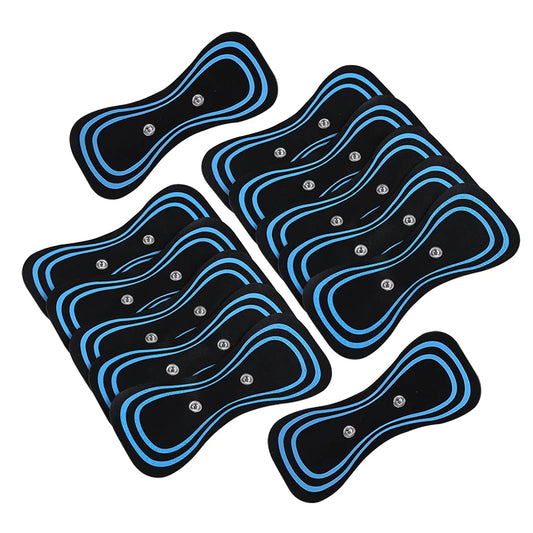 EMS Massager Gel Pads – Reusable Electrode Stickers for Muscle Relief & Neck Therapy