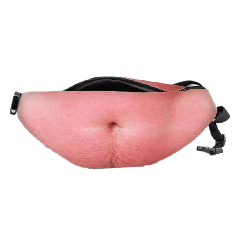 Novelty Beer Belly Waist Bag with Adjustable Strap