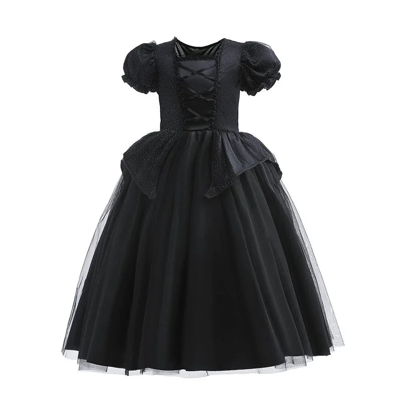 Girls' Witch Costume Dress with Hat
