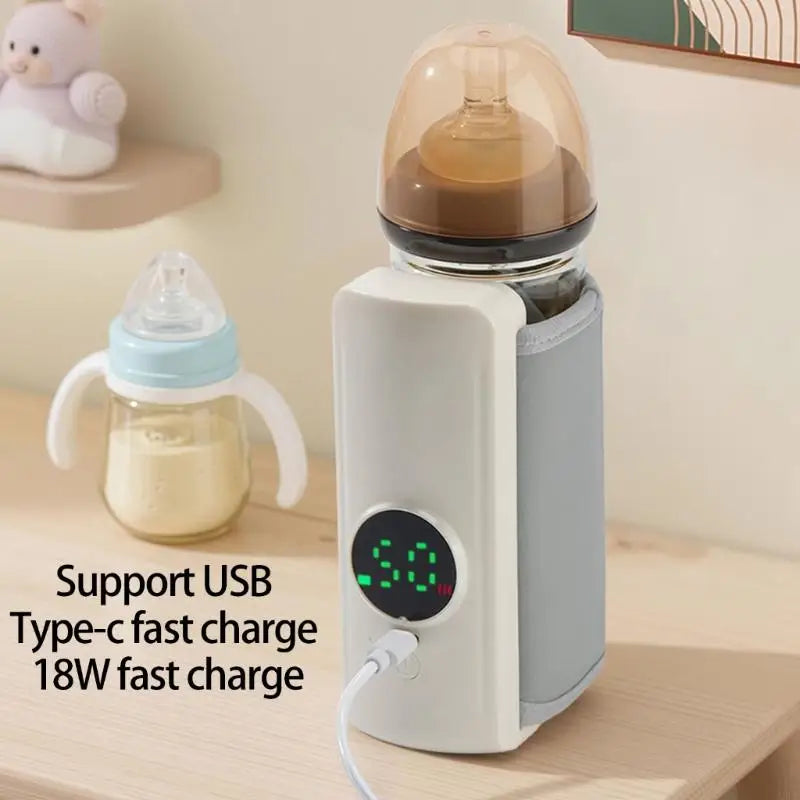 Portable Rechargeable Baby Bottle Warmer with Temperature Control