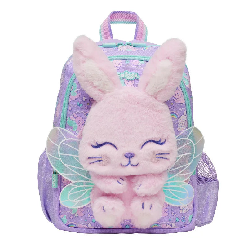 Australian Angel Rabbit Kids Backpack – Cute Cartoon School Bag for Primary Students | Lightweight, Outdoor Leisure Bag, Ideal Christmas Gift