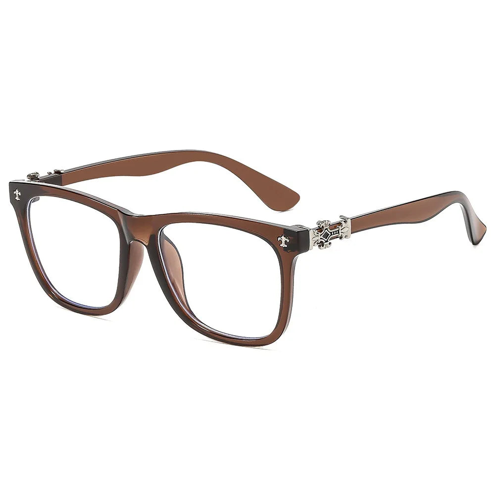 Samjune Square Anti-Blue Light Glasses — Unisex Vintage Eyewear