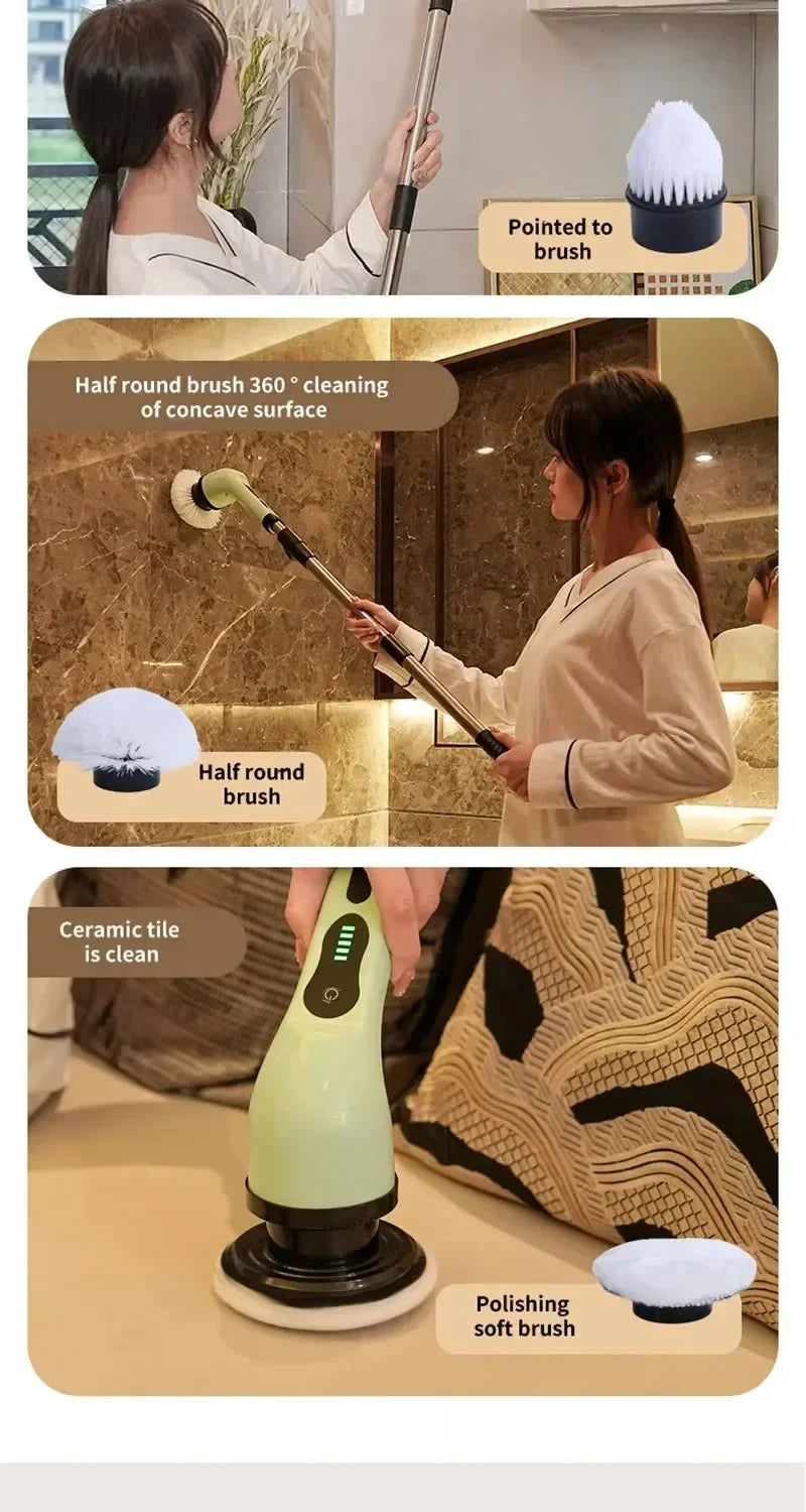 Cordless Electric Spin Cleaning Brush