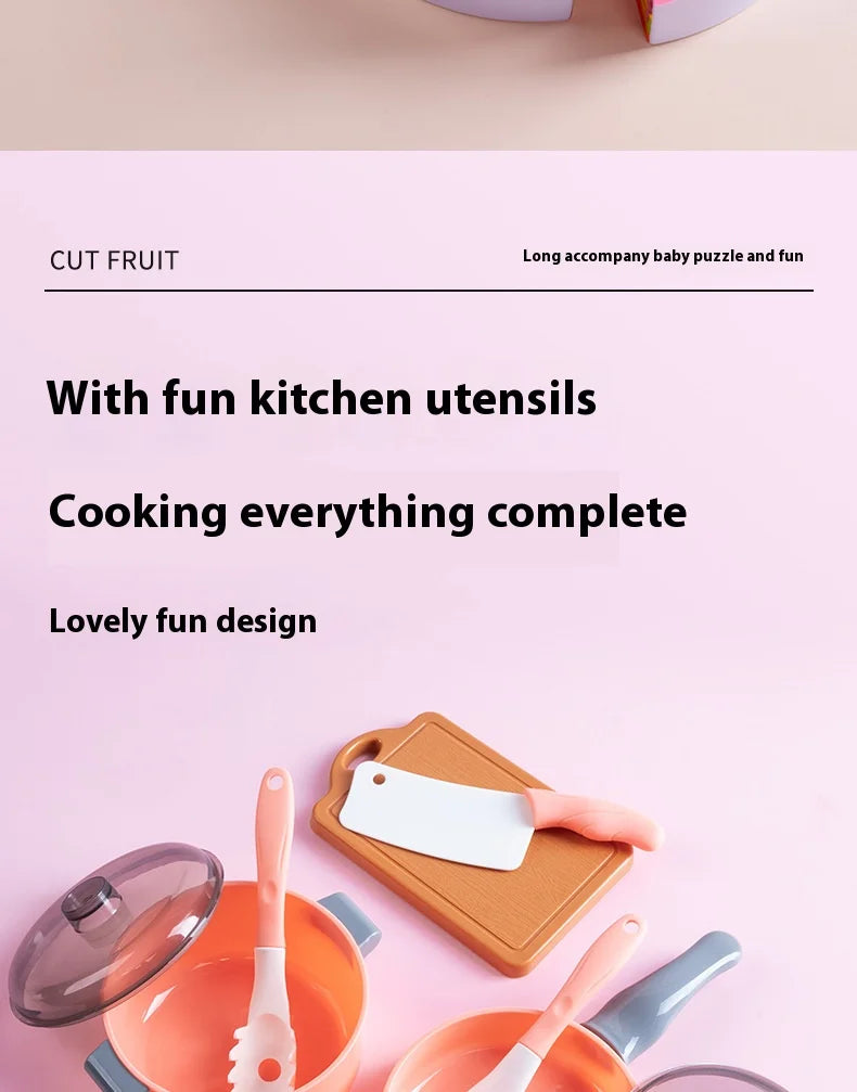 DIY Fruit & Vegetable Cutting Toy Set for Kids – Pretend Play Kitchen Food, Interactive Parent-Child Game, Birthday Gift