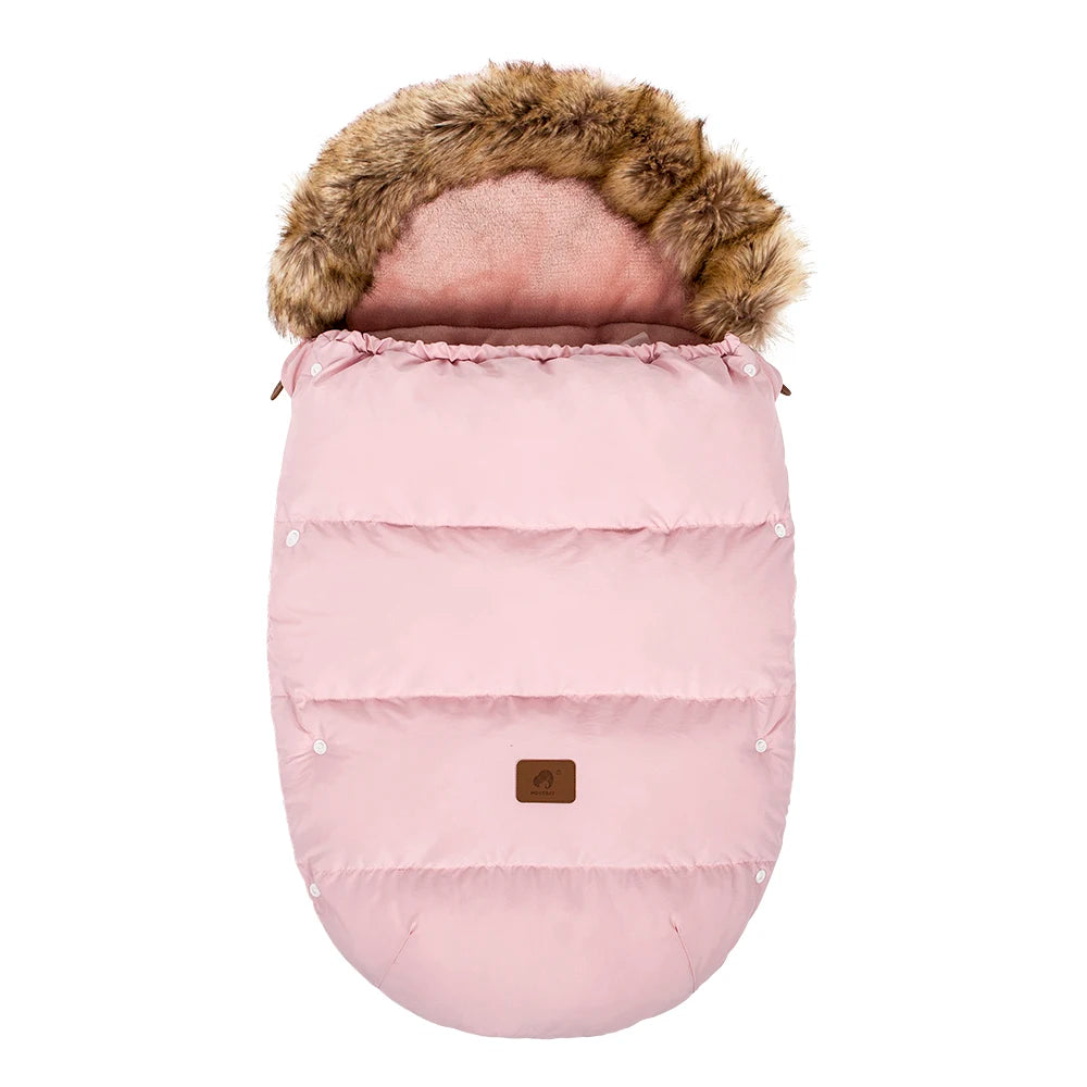 Baby Stroller Footmuff with Removable Collar