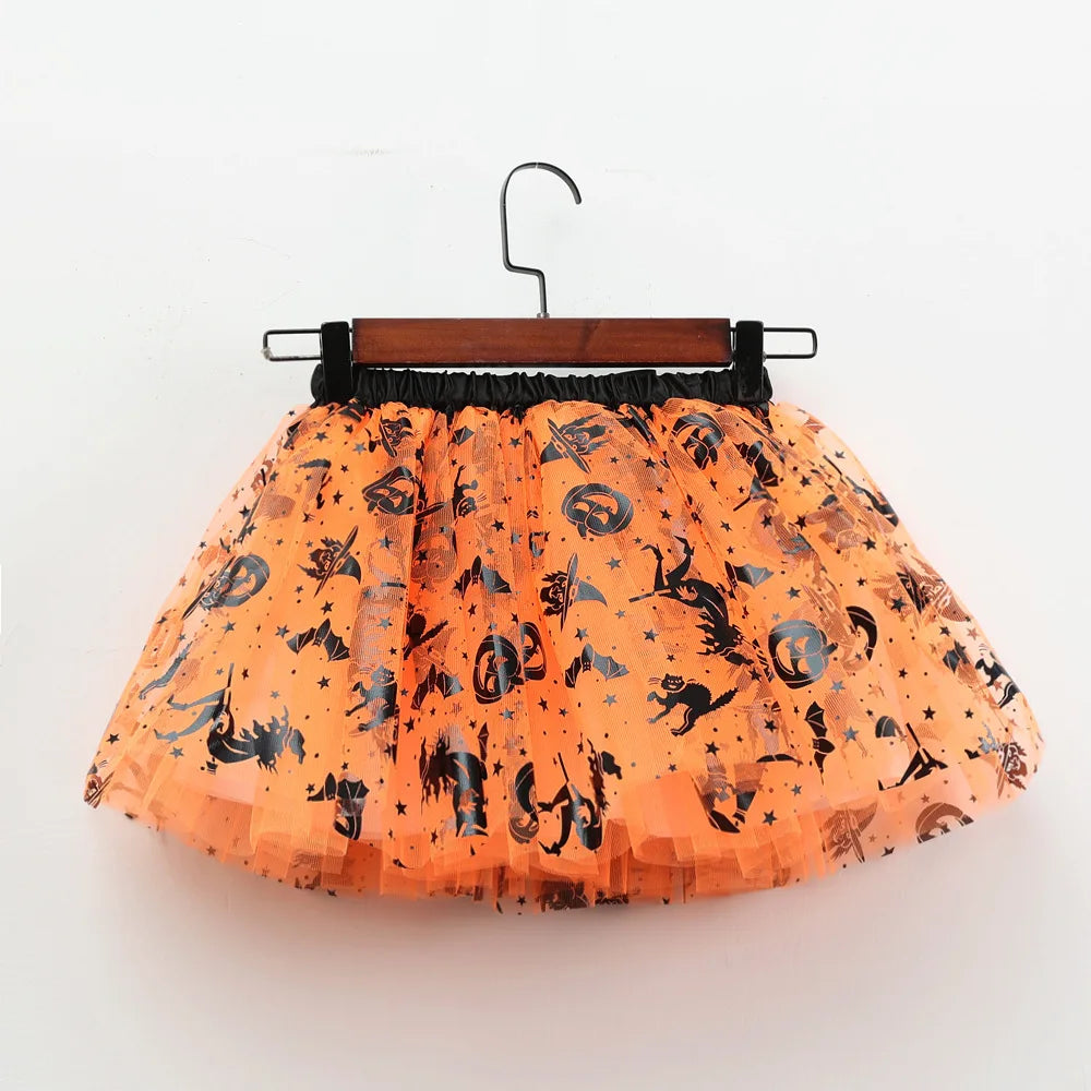 Girls' Halloween Tutu Skirt