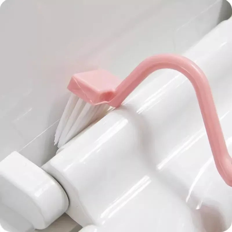 Toilet Cleaning Brush with S-Shaped Curved Handle – Corner & Edge Scrubber for Bathroom Cleaning