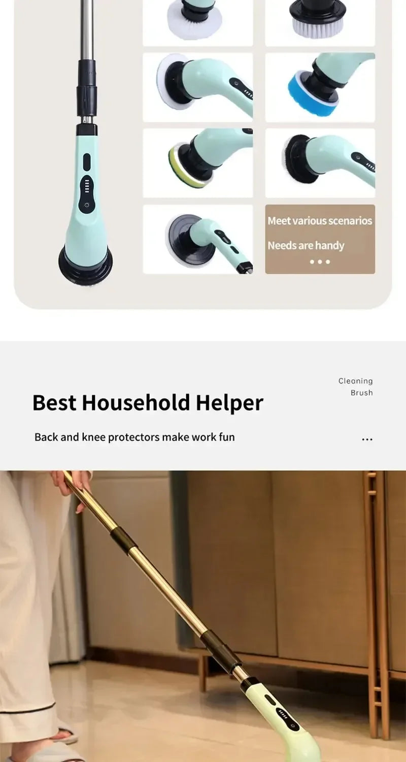 Cordless Electric Spin Cleaning Brush