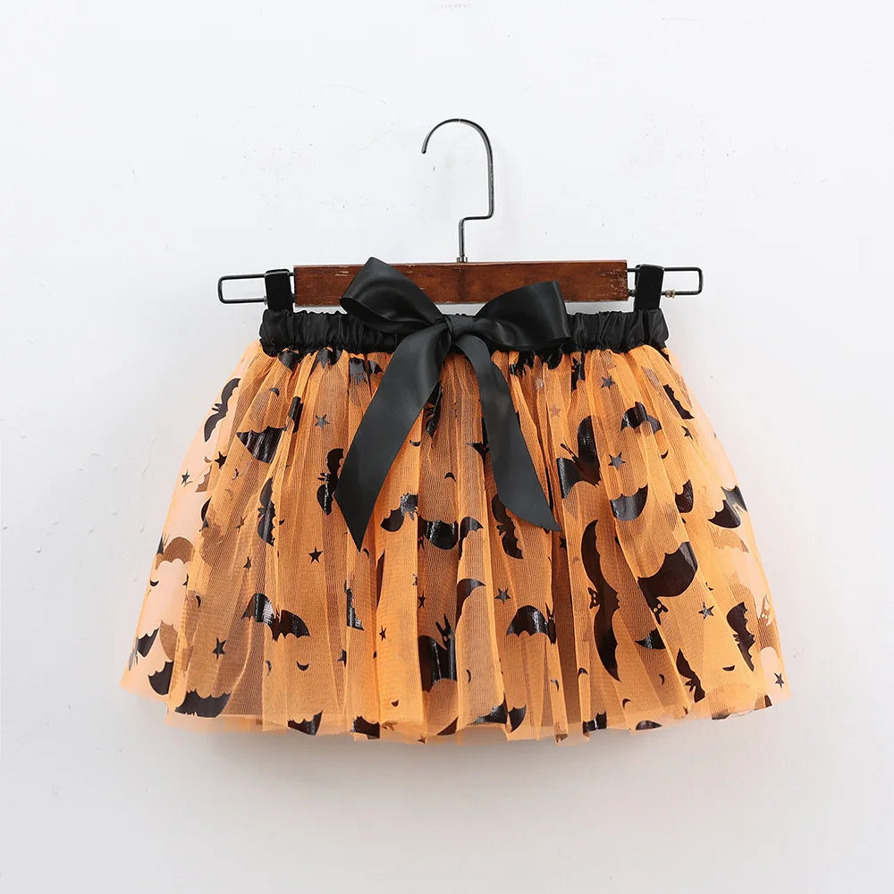 Girls' Halloween Tutu Skirt