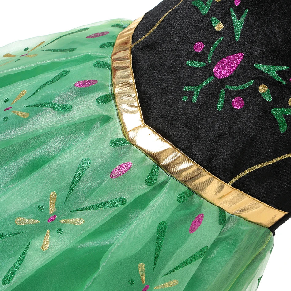 Kids Princess Costume Dress – Full Print Cosplay Outfit for Birthday, Carnival & Party