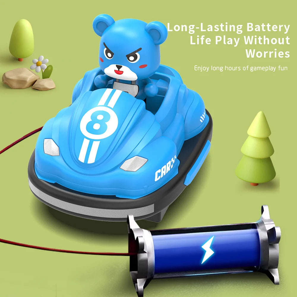 Bumper Battle RC Car with LED – 2.4G Remote Control Racing Car with Music