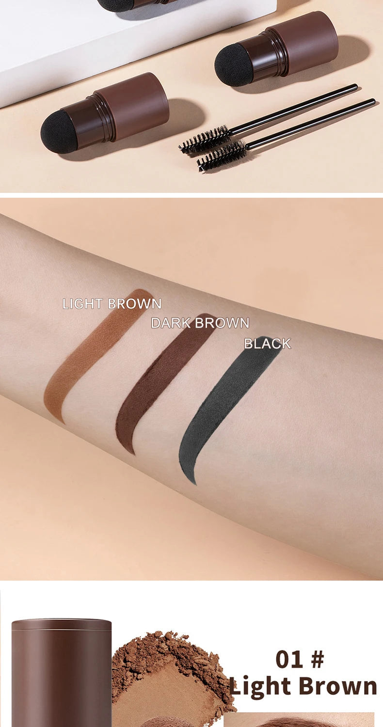 O'CHEAL Eyebrow Stamp Powder and Hairline Touch-Up Kit