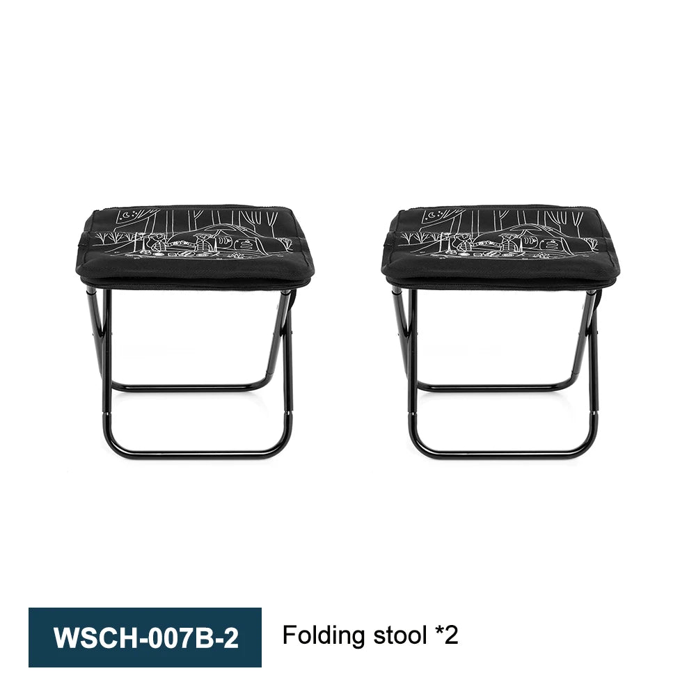 Portable Folding Camping Stool – Lightweight Outdoor Seat | 100KG Capacity | Hiking & Travel