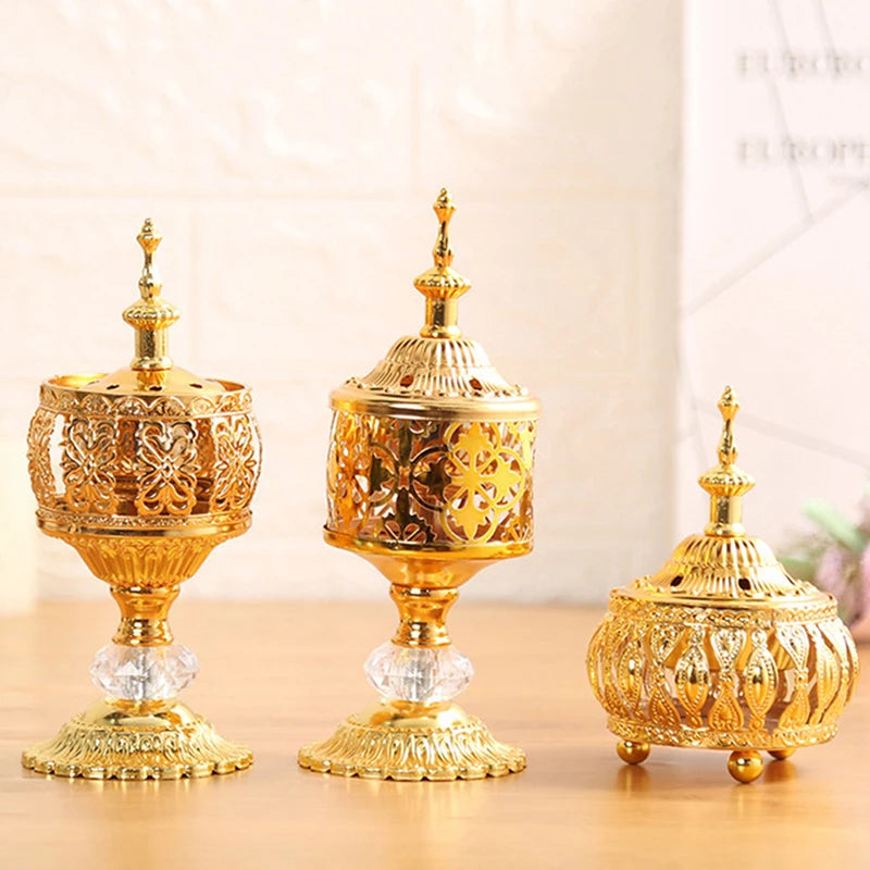 1Pcs Delicate Middle East European Lace Incense Burner Bakhoor Burners Incense