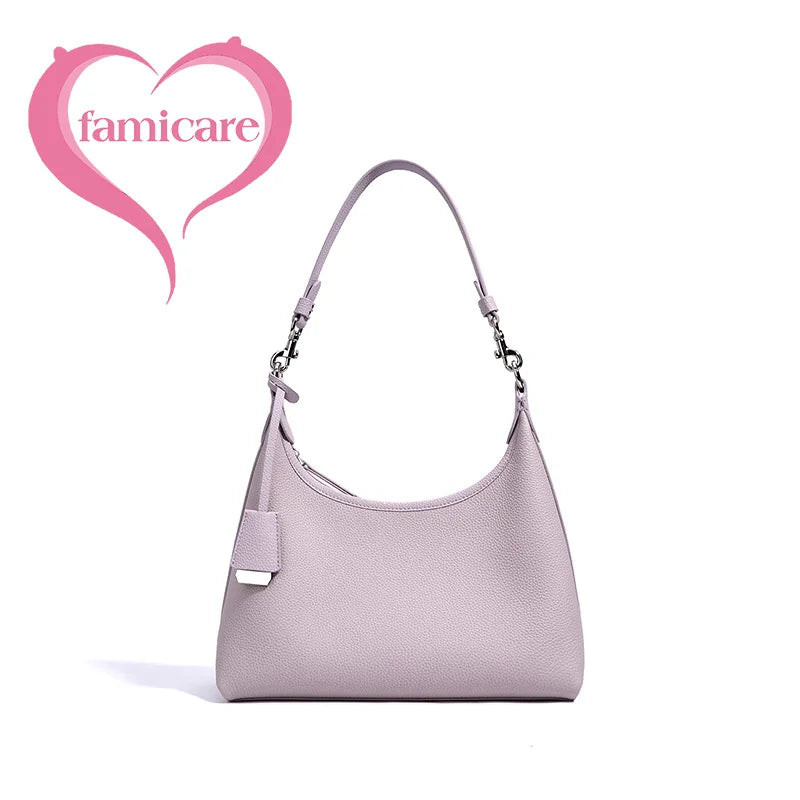 Women’s Casual Leather Tote Bag – Large Soft Cowhide Shoulder Purse for Shopping & Travel