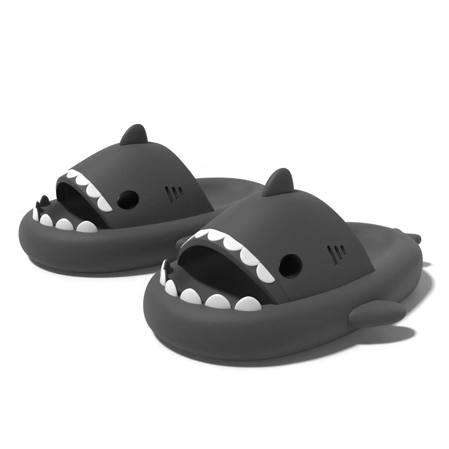 Shark Slippers – Soft Cloud Slides for Women & Men | Indoor/Outdoor EVA Mules | Beach & Bathroom Sandals