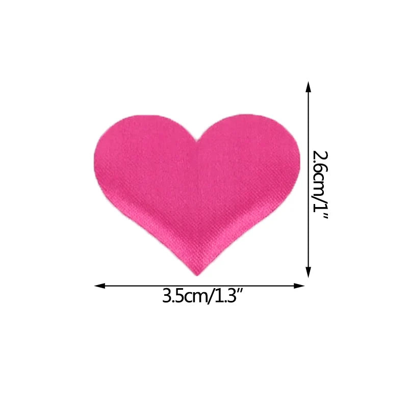 100/200 pcs Artificial Love Heart Petals – Satin & Sponge Confetti for Valentine’s Day, Wedding, Party, Table and Bed Decorations