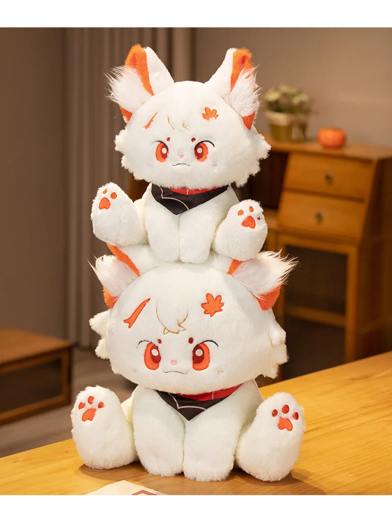Adorable 42CM Genshin-Inspired Cat Plush – Kazuha, Scaramouche & Xiao | Soft Anime Pillow Toy for Fans & Gift Giving