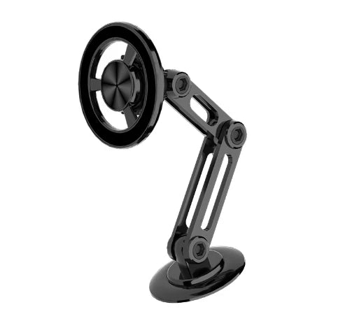 15W Magnetic Wireless Car Charger Mount – Strong MagSafe Phone Holder with 360° Rotation & Fast Charging for iPhone 15/14/13/12