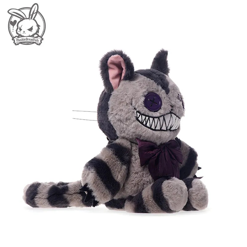 Official Cheshire Cat Plush Doll Funny Kawaii Cartoon Cat Pendant Collectible Stuffed Animal Birthday Gift