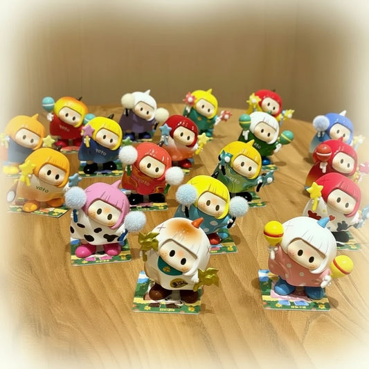 Original Yoyo Cute Tilting Head Series Blind Box Mystery Collectible Figurine – Decorative Display Toy & Gift