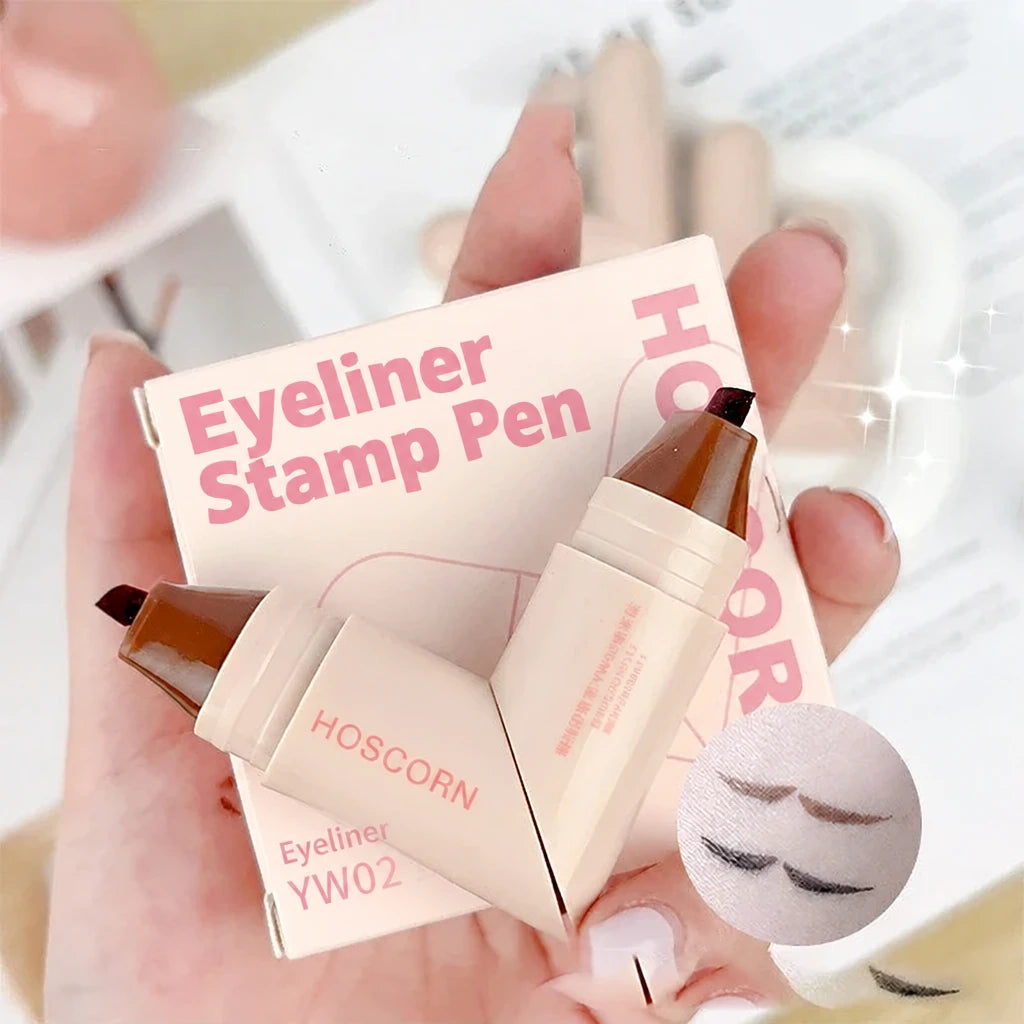 Dual-Ended Liquid Eyeliner Stamp Pen
