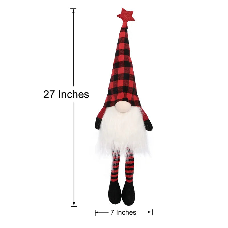 LED Faceless Doll Elf Gnome with Lights – Christmas Decoration & Holiday Gift (20cm / 30cm)