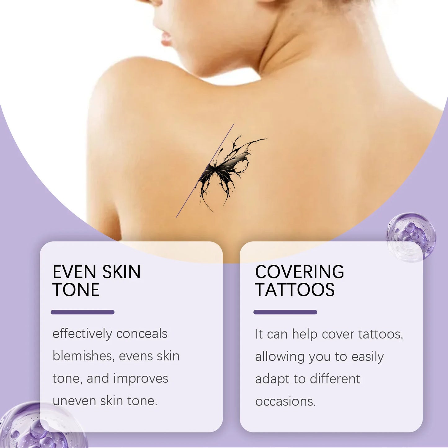 Body Concealer – Full Coverage, Long-Lasting & Waterproof – Flawless Natural Finish for Scars, Blemishes & Imperfections