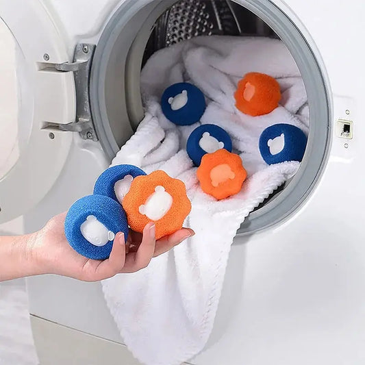 1-5 pcs Reusable Pet Hair Remover Balls – Laundry Washing Machine Filter Wool Sticker – Cat & Pet Fur Lint Catcher for Home