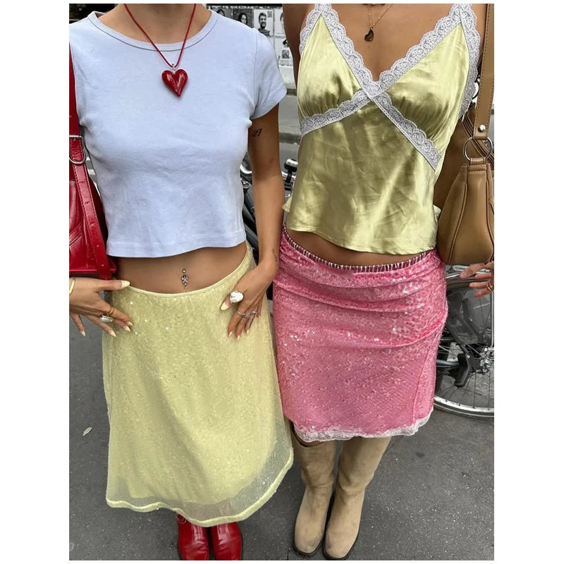 Women's Sequin Mini Skirt Collection