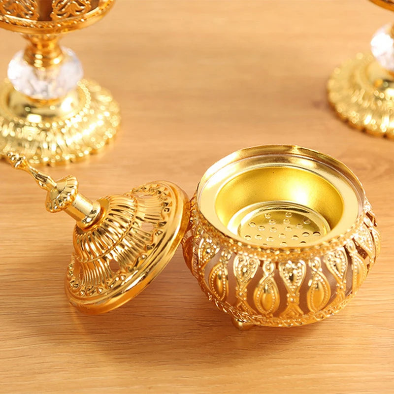 1Pcs Delicate Middle East European Lace Incense Burner Bakhoor Burners Incense