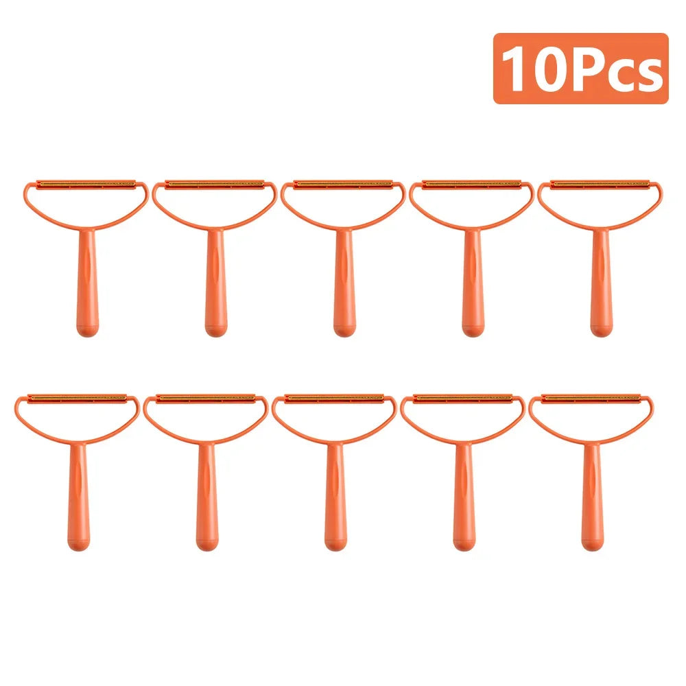 Manual Lint Remover Brush – Double-Sided Hair & Fabric Shaving Tool for Clothes, Coats, and Carpets (1–20 pcs)