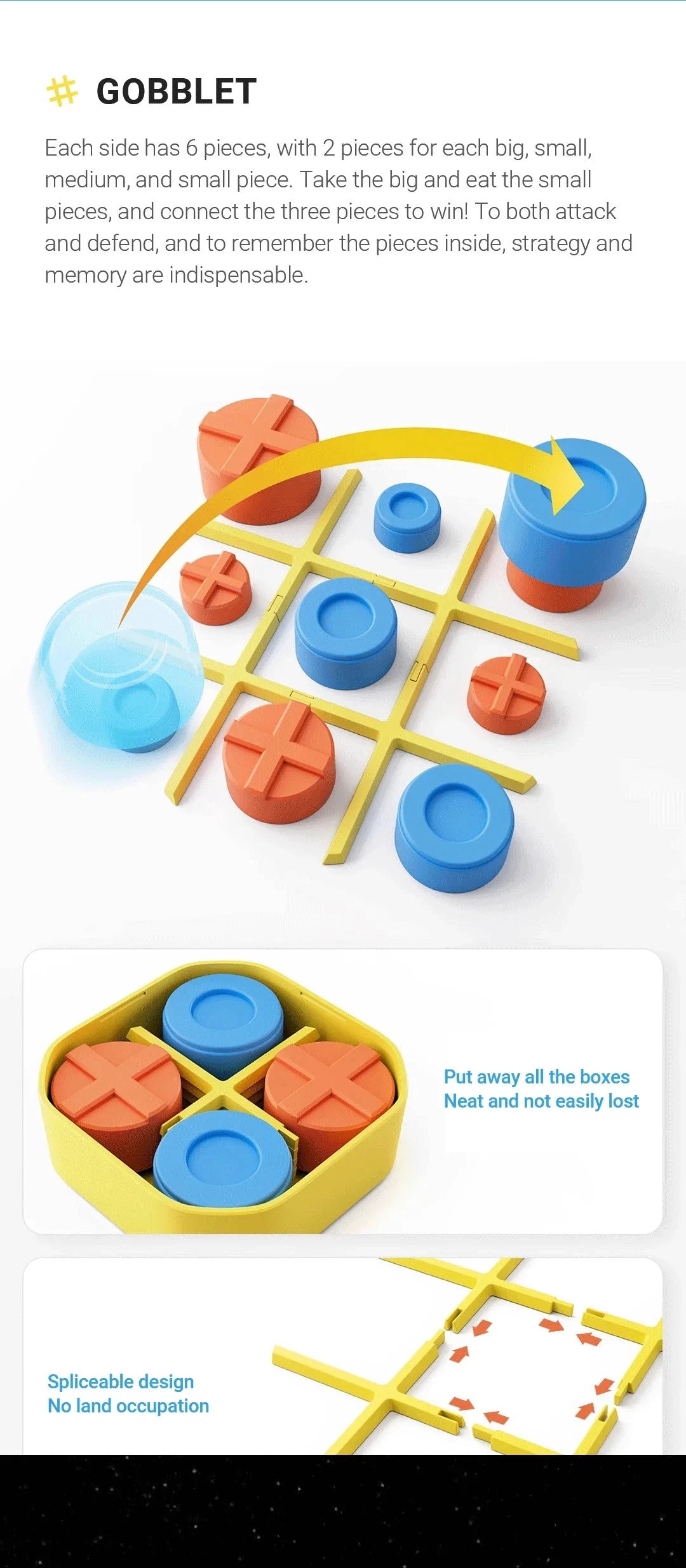 Tic-Tac-Toe Bolt Game – Compact & Portable Strategy Board Game for Kids and Family Fun